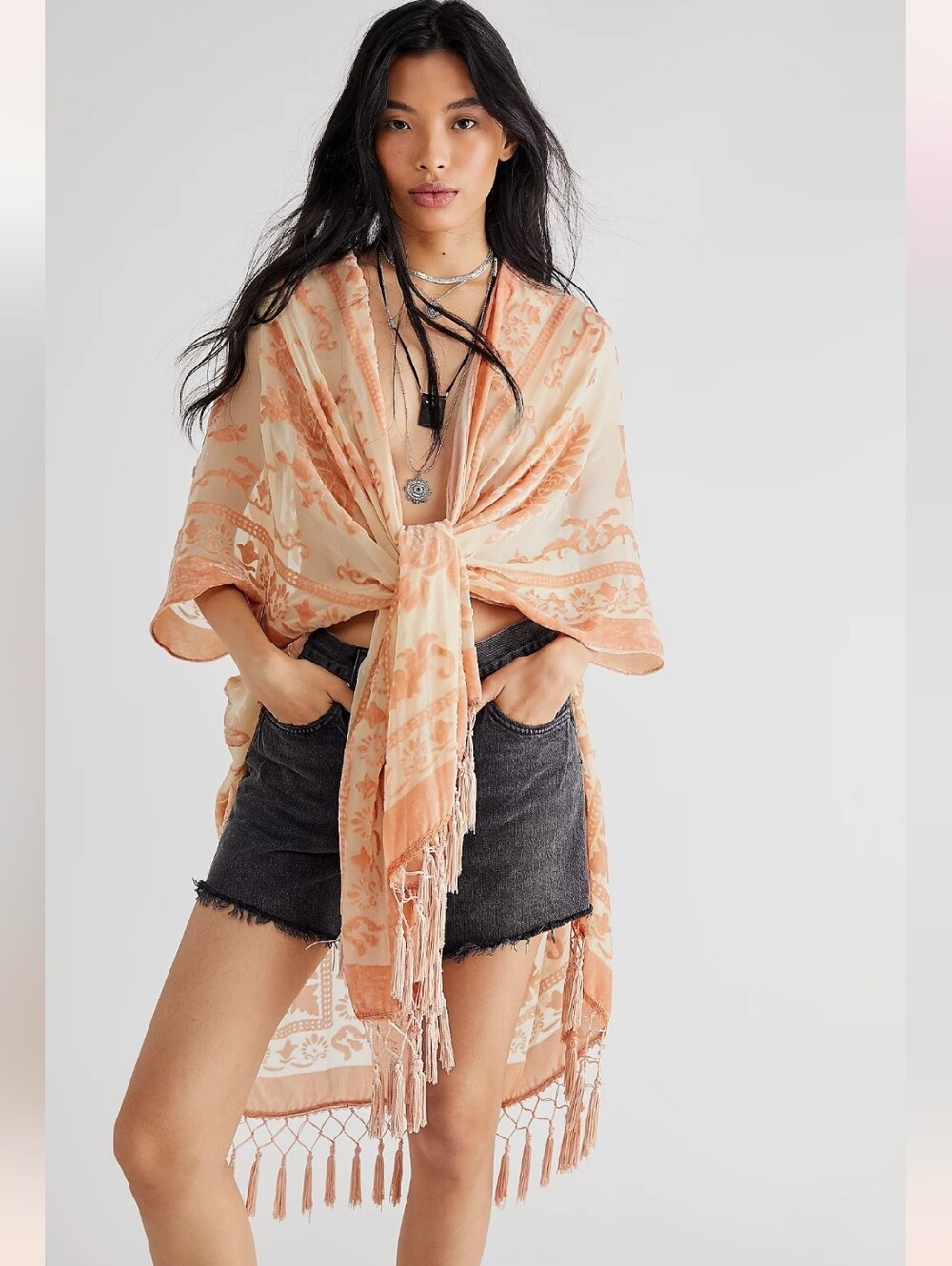 NWT Free People Nightbird Kimono Duster